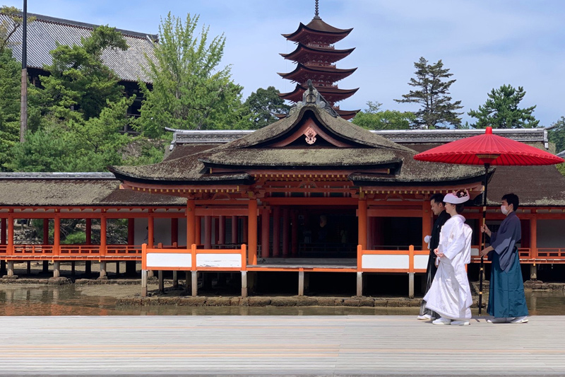 嚴島神社挙式風景