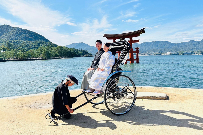 宮島挙式風景